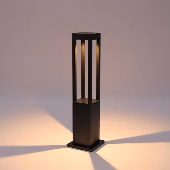 IP65 LED Solar Waterproof Landscape Aluminum Countyard Bollard Garden Lawn Light