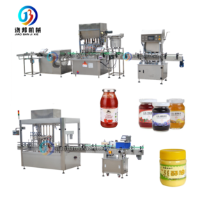 JB-JG4 Hot sale butter/tomato sauce/fruit jam filling machine with 4heads nozzle