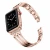 Import Jewelry Chain With Glitter Diamonds Stainless Steel Metal Wristband Strap for Apple watch Series 6 band 40mm for Women from China