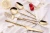 Import Jieyang cutlery set wedding spoon knife fork gold plated cutlery, luxury flatware set from China