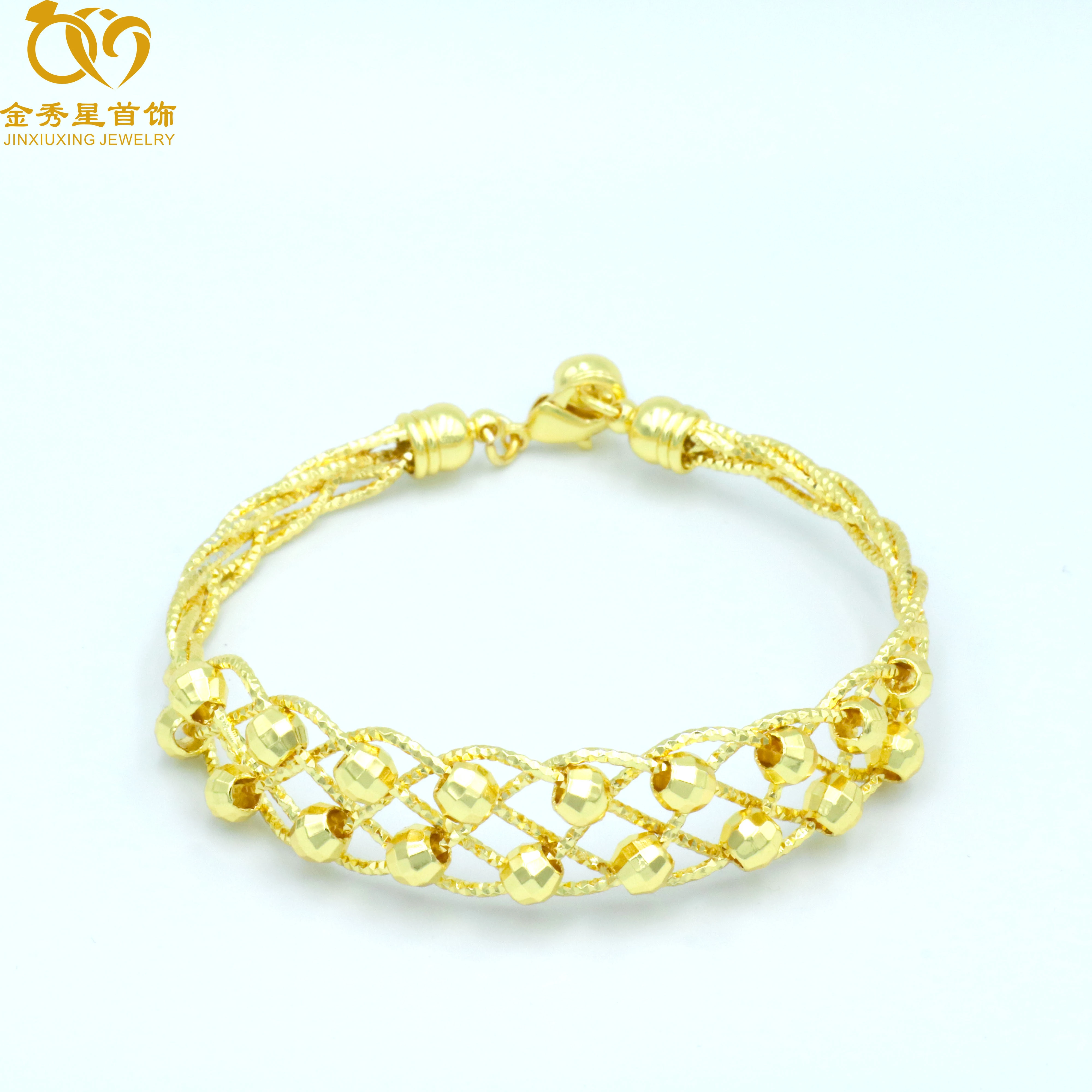 JinXiuXing 24k gold  jewelry wholesale fashion women bangles and bracelets gold plated bangles
