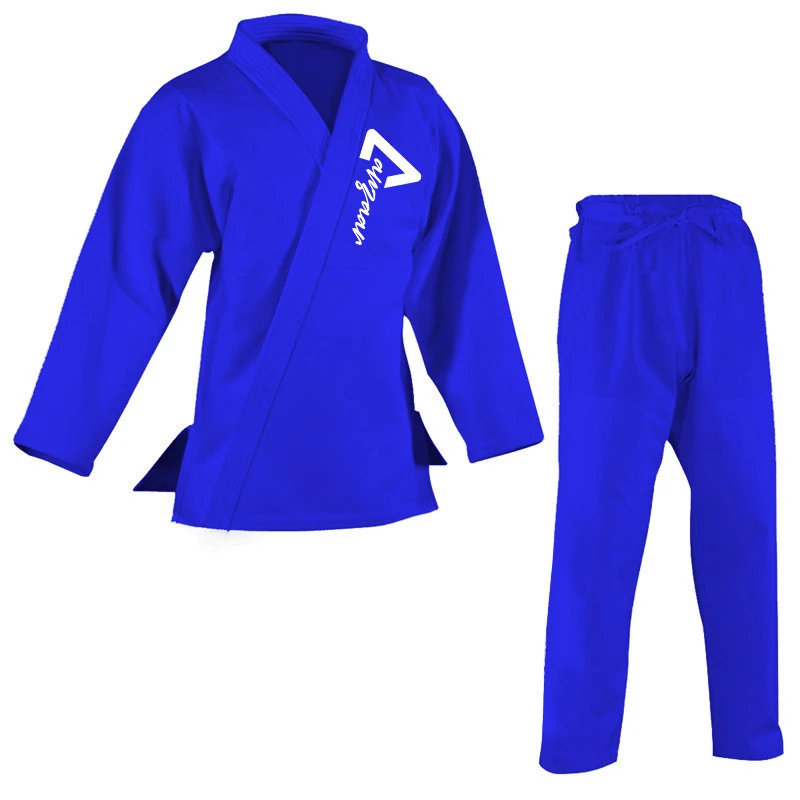 Jiu Jitsu Uniform, Lightweight Blue Color MMA Martial Arts Judo Karate,  Uniforms Gym School Academy Training