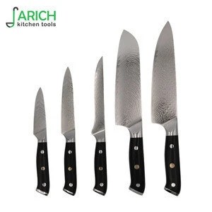 (JYKS-HK005) High quality damascus kitchen knife sets
