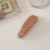 Import Korea style handmade knitted woolen yarn hair clip drop shape rectangle design top BB  hair clip hairgrips for young girls from China