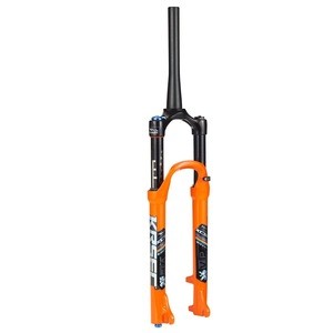 KRSEC buy one get one free product front fork 26/27.5/29 inch straight cone tube mountain bike black tube with a free sticker
