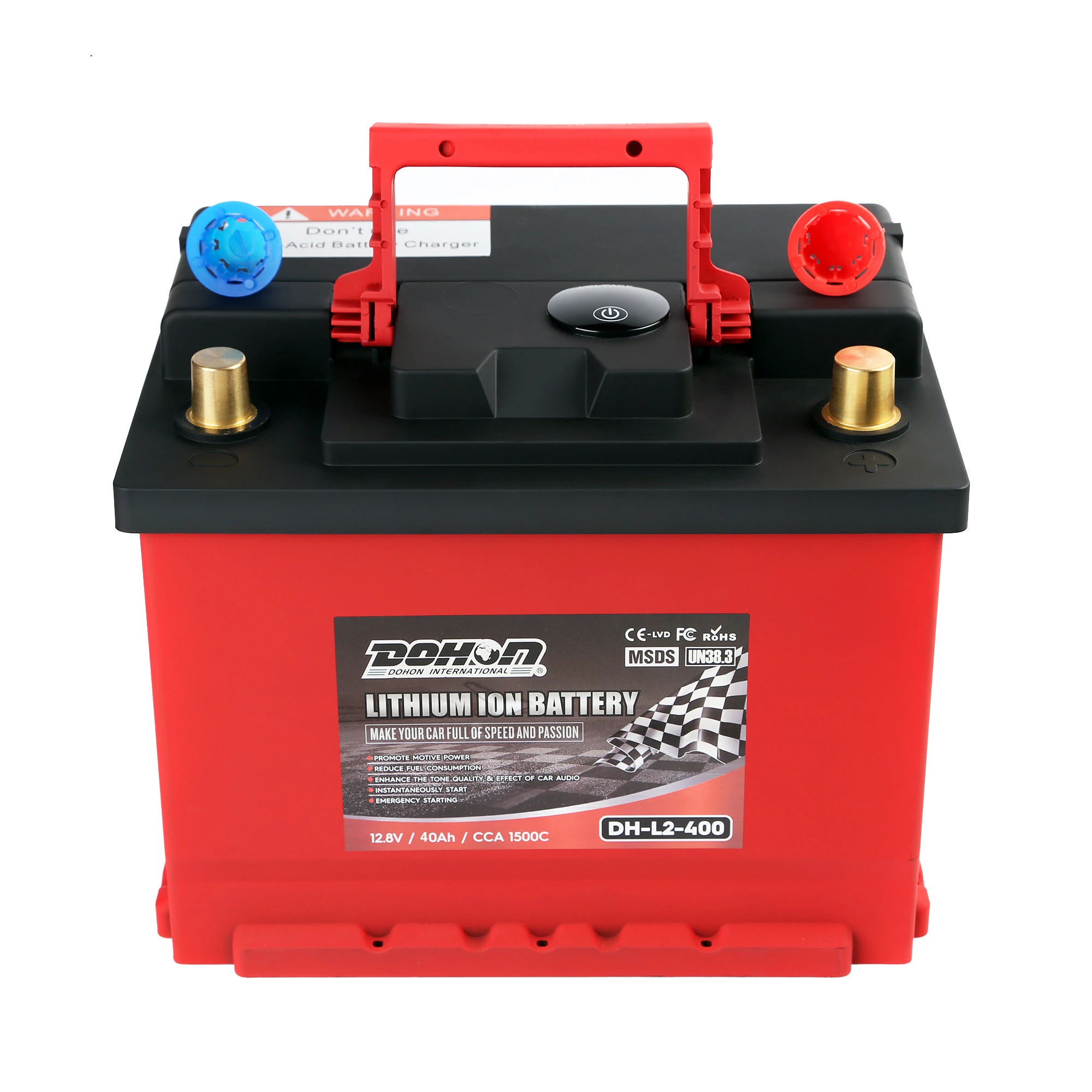 L2-400 Auto Batteries CCA1000 12V 40Ah  A123 cell Lithium-Iron Battery with BMS for Car