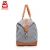 Import Ladies Travel bag Canvas Striped Shoulder Sport Duffel Bag from China
