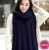 Import Lady Long Wool Pashmina Warm Knit Scarf Shawl Women Thick Winter Neck Scarves from China