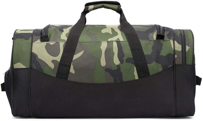 Large Durable Water-resistant Camouflage Oxford 600D Polyester travel duffel bag outdoor camping picnic sports bag
