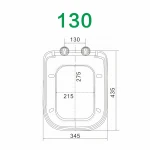 Large New Design Commercial Decorative Auto Oen Electric Gohygiene Smart Toilet Bowl Seat Cover Lid