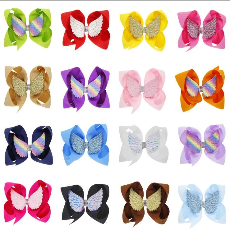 Latest Korean Style Bow Hair Clips Fashion Satin Ribbon Butterfly Hair Barrettes For child