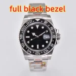 Latest Noob Watch Clean Fctory 904L Gmt 3285 or 3186 Movement Dual Time Bracelet Full Black Ceramic Bezel