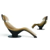 Latest style Luxury Wooden Outdoor Chaise Lounge