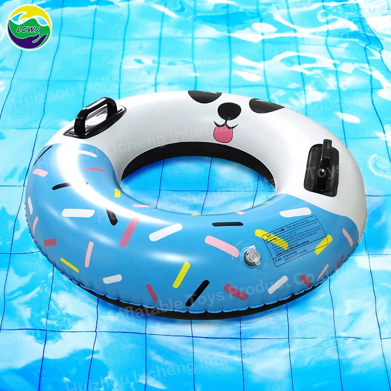 LC Inflatable Sprinkle Donut Pool Floats Funny Inflatable Vinyl Summer Pool Beach Toy