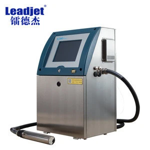 Leadjet Continuous Inkjet Printer Plastic Bottle Date Printing Machine For PVC/PE/Coated Carton/HDPE/Metal