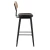 Import Leather Cover Industrial Upholstered Bar Step High Bar Stool Chair Counter Chair from China