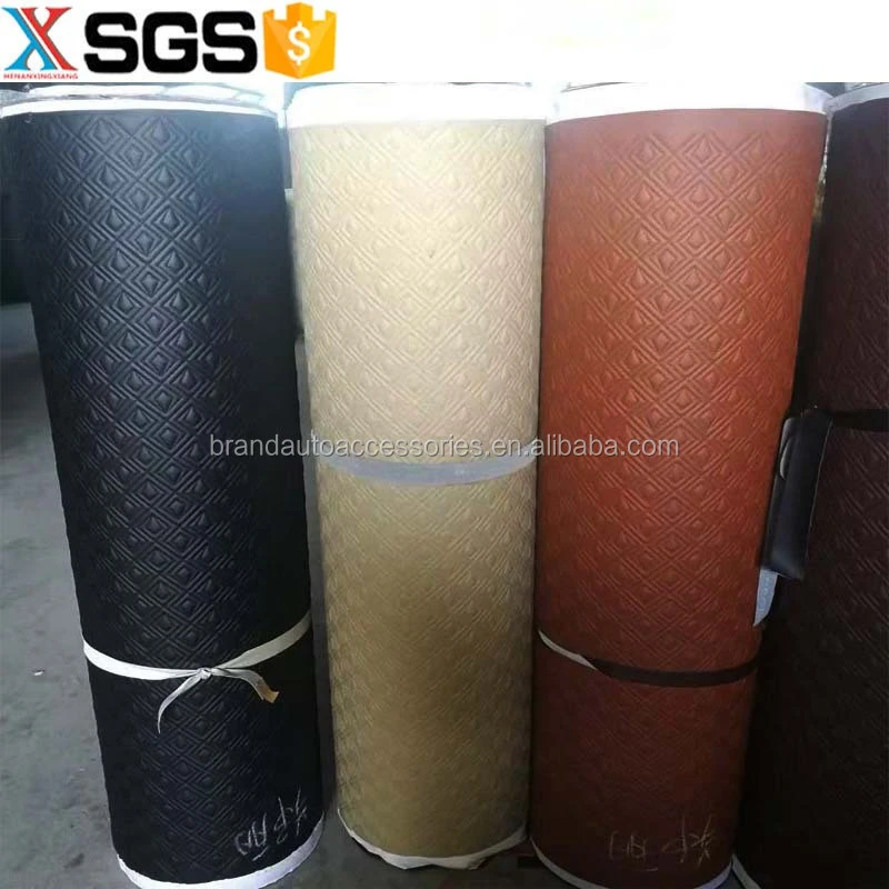 Leather Raw Material Roll For Car Mats Carpet Trunk Mat Seat Cover Sofa and House Hould Products