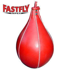 LEATHER speed ball boxing/High Quality Fitness Fast Speed Boxing Pear Ball