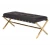 Import Leather stool 2 seather steel frame bench from China