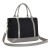 Import Leather Trim Travel Overnight Tote Handbag from China