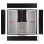Leather Valet Tray for Men, Nightstand Organizer Bed Caddy Tray Dresser Catchall for Keys Phone Jewelry Watch Wallet