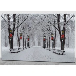 Led canvas painting,wall decoration seven wall arts