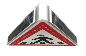Led Flashing Road Warning Signboard Solar Traffic Signs