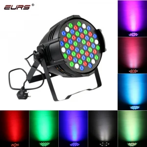 LED Par 54x3W RGBW LED Stage Light Par Light with disco DJ projector machine Party Decoration Stage Lighting