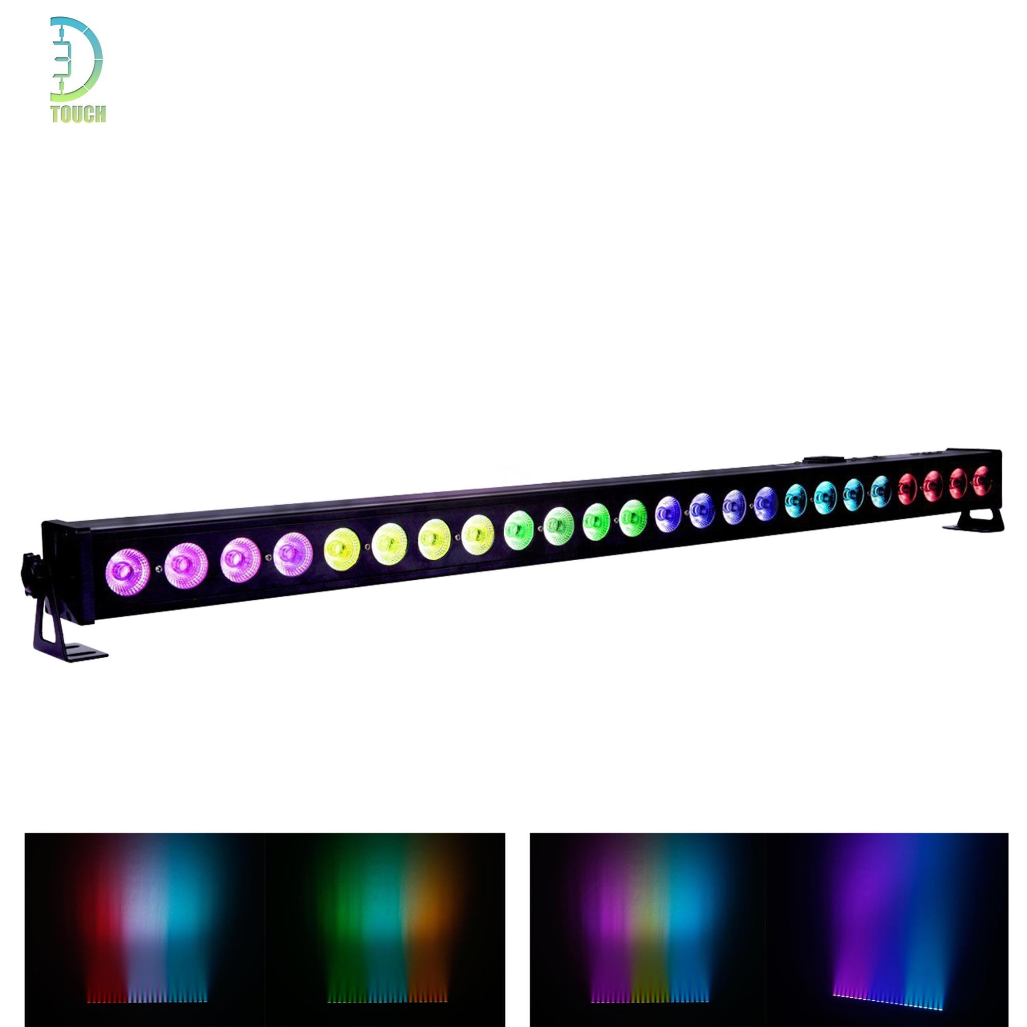 LED Wall Washer Lighting 24 X 3 W TRI LED Bar In Black Housing With IR Remote Control For Wedding Party DJ Event Wholesale Price