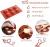 Import LFGB approved non-stick easy demoulding reusable silicone chocolate mold from China