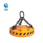 Liaoning shenyang Densen customized strong Electro Magnetic Lifter for Lifting Metal Scrap, high quality magnetic lifter