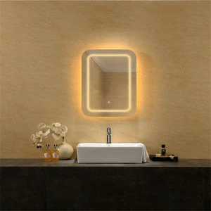 Lighted  Rust Resistant Aluminium Bathroom Mirror Cabinet