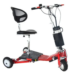 Lightweight 3 Wheel Folding Electric Disabled Mobility Handicap Scooter For Elder GEFS1606