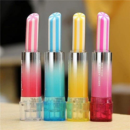 Lipstick Design Student Eraser Rubber, Children Eraser, Office School Supplies
