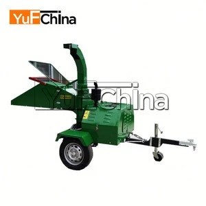 Low price high quality diesel engine wood chipper price