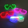 Luminous  led shutter flash glasses birthday party glasses Bar nightclub disco dancing glasses props