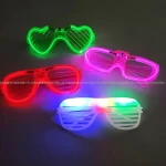 Luminous  led shutter flash glasses birthday party glasses Bar nightclub disco dancing glasses props