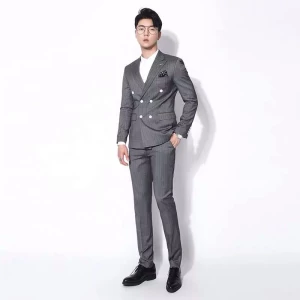 Luxurious cashmere Wedding Tuxedos Man Suit Slim Fit Mens suits Blazer Jackets coat pant men business suit