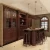 Import Luxury antique modern living room dining room furniture solid wood wine cabinet from China
