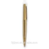 Luxury Customized Logo Metal Electroplating Gold Silver Ballpoint pen Roller pen For Business Office