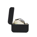 Luxury Men Gift Black Paper Single Leather Watch Boxes