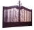 Import Luxury outdoor privacy main iron gate, forged iron garden privacy gate for villa from China