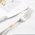 Import luxury stainless steel gold cutlery verified 304 4 piece gold plated stainless steel cutlery set from China