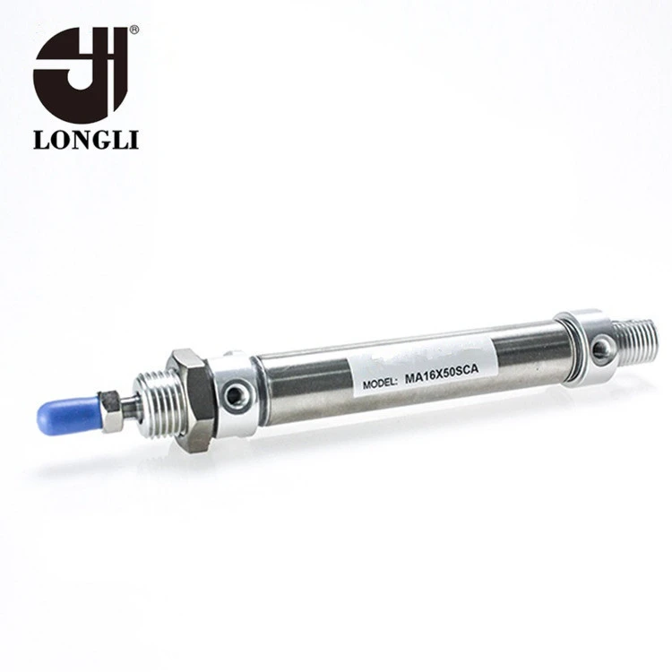 MA series Longli pneumatic stainless steel mini hydraulic cylinders