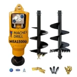 MACHEX MEA15000 Hydraulic Earth Auger Drill Machine With 200mm Tree Planting Earth Auger Drill Bit