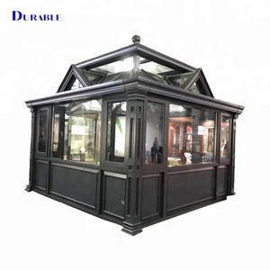 Made in China aluminium sunrooms prefabricated glass house