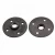 Import Malleable Cast Iron Black Floor Flange 4 hole Flange DN20 3/4&quot; with BSPT from China