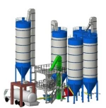 Manufacturer Simple Gypsum Powder Production LIne Dry Mortar Skim Coat Machine