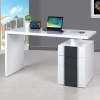 MDF Panel Board Material Office Desk with Side Drawers File Cabinet, for Laptop Computer