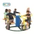 Import Merry go round children outdoor playground bikes for amusement park from China